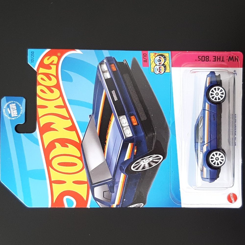 DeLorean Hot Wheels 2023 HW: The 80s Collection Diecast Car Blue